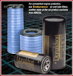 Donaldson Endurance Oil and Air Filters