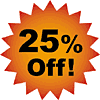 25% OFF