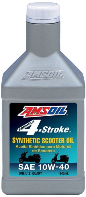 AMSOIL Synthetic Formula 4-Stroke SAE 10W-40 Scooter Oil