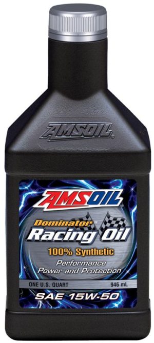 AMSOIL dominator racing oil SAE 15W 50