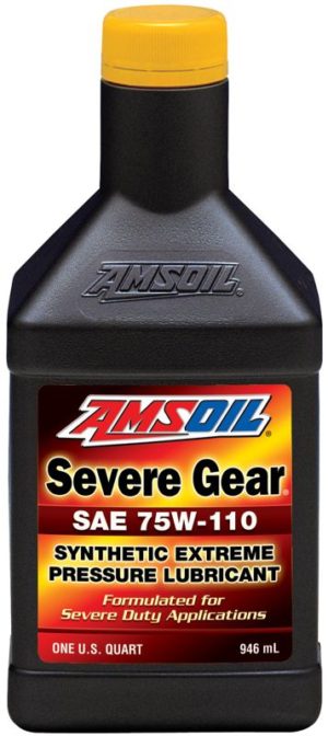 AMSOIL Severe Gear Synthetic SAE 75W-110 Gear Lube