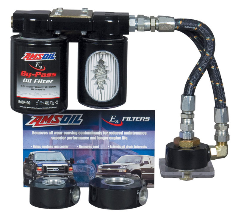 AMSOIL Dual Remote Bypass Filtration System for GM 6.6L Duramax Diesel Engines