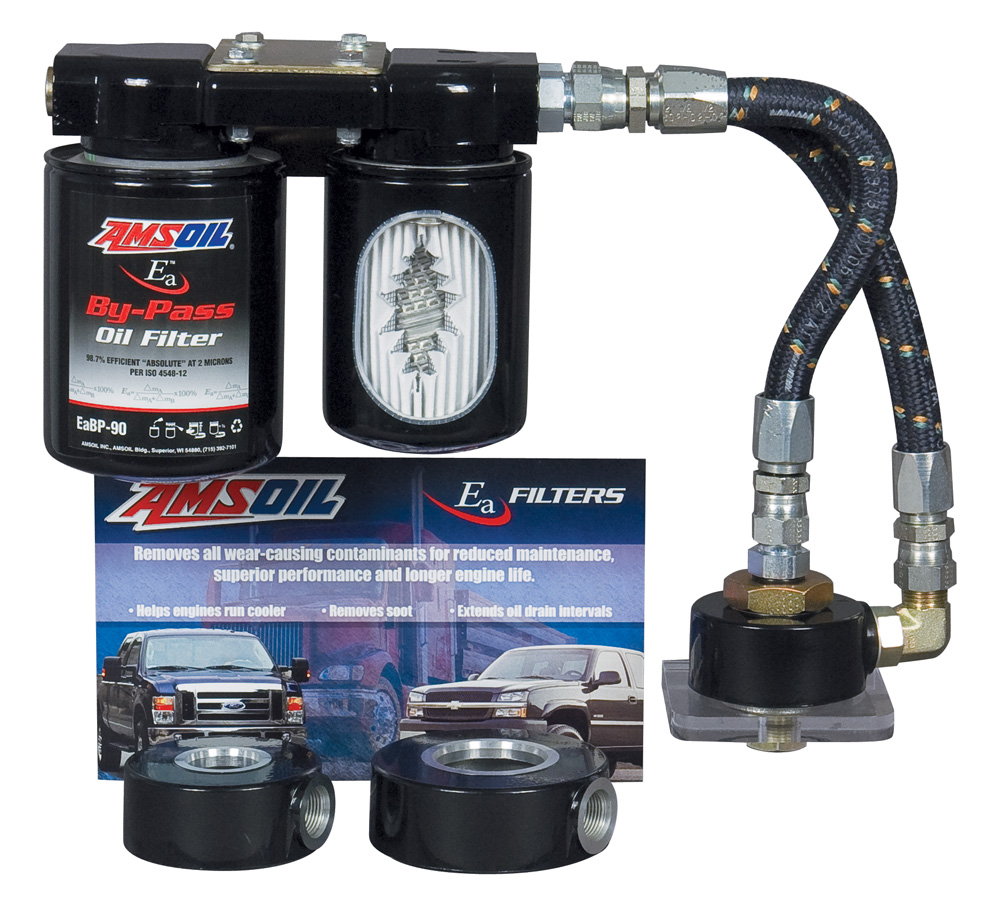 Amsoil Dual Remote Bypass Oil Filtration System For Ford 6 7l