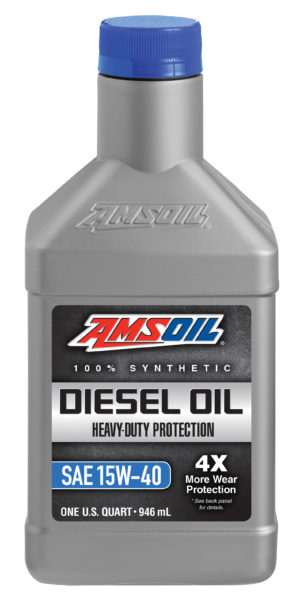 AMSOIL Heavy-Duty Synthetic SAE 15W-40 Diesel Oil