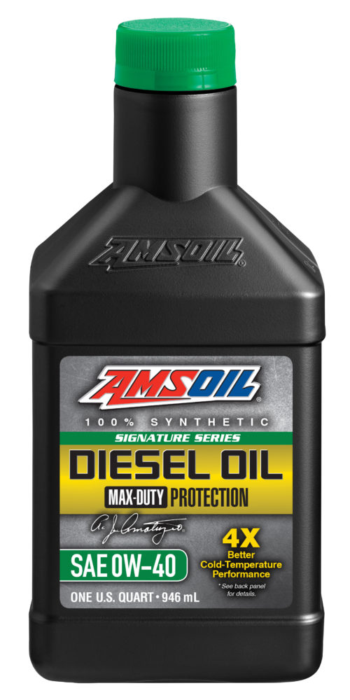 AMSOIL Signature Series Synthetic Max-Duty SAE 0W-40 Diesel Oil