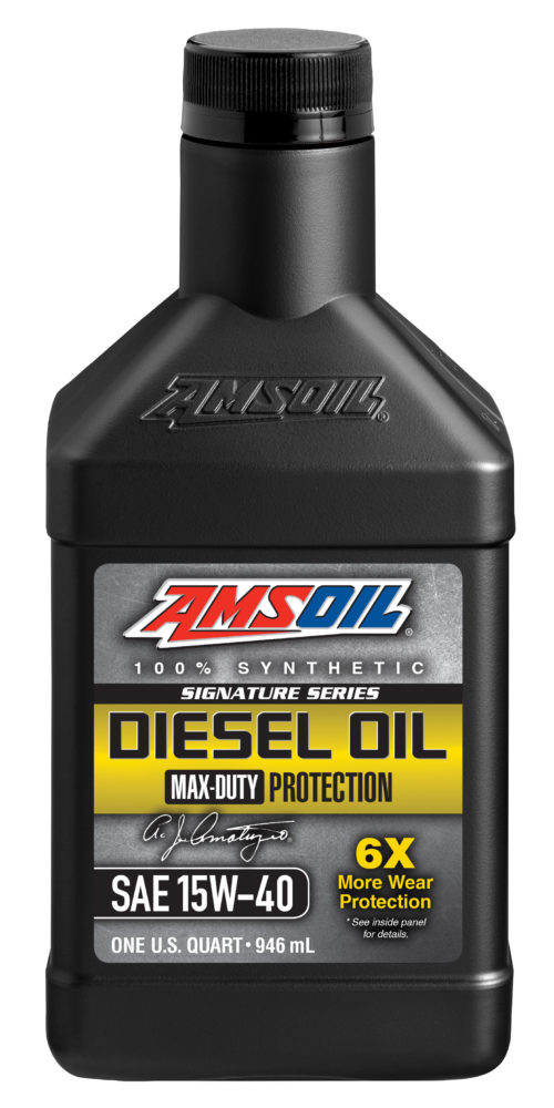 AMSOIL Signature Series Max-Duty Synthetic SAE 15W-40 Diesel Oil