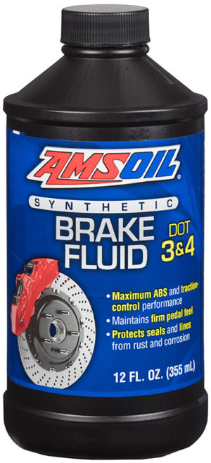 AMSOIL DOT 3 and DOT 4 Synthetic Brake Fluid
