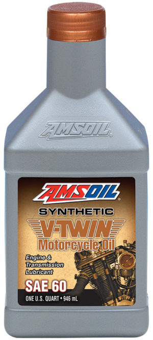 AMSOIL SAE 60 Synthetic V-Twin Motorcycle Oil