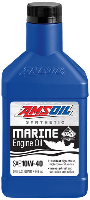 AMSOIL Synthetic SAE 10W-40 Marine Engine Oil NMMA Certified