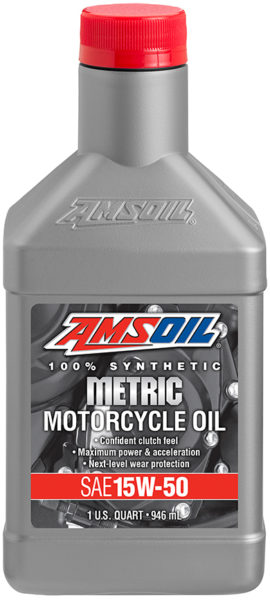 AMSOIL Synthetic SAE 15W-50 Metric Motorcycle Oil