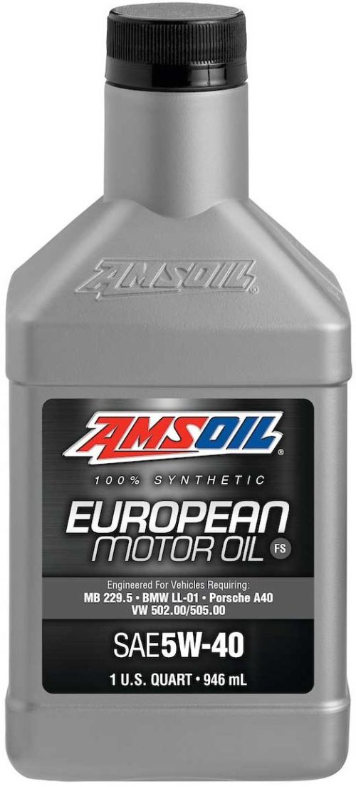 AMSOIL European Car Formula 5W40 FS Synthetic Motor Oil