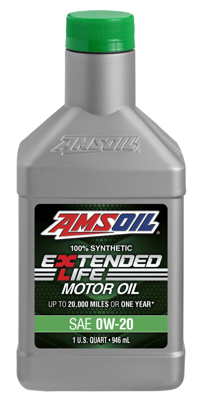 AMSOIL Extended Life 100% Synthetic SAE 0W-20 Motor Oil