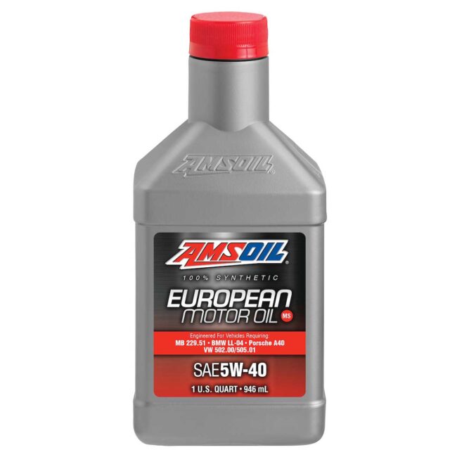 AMSOIL Synthetic SAE 5W-40 MS European Formula Motor Oil