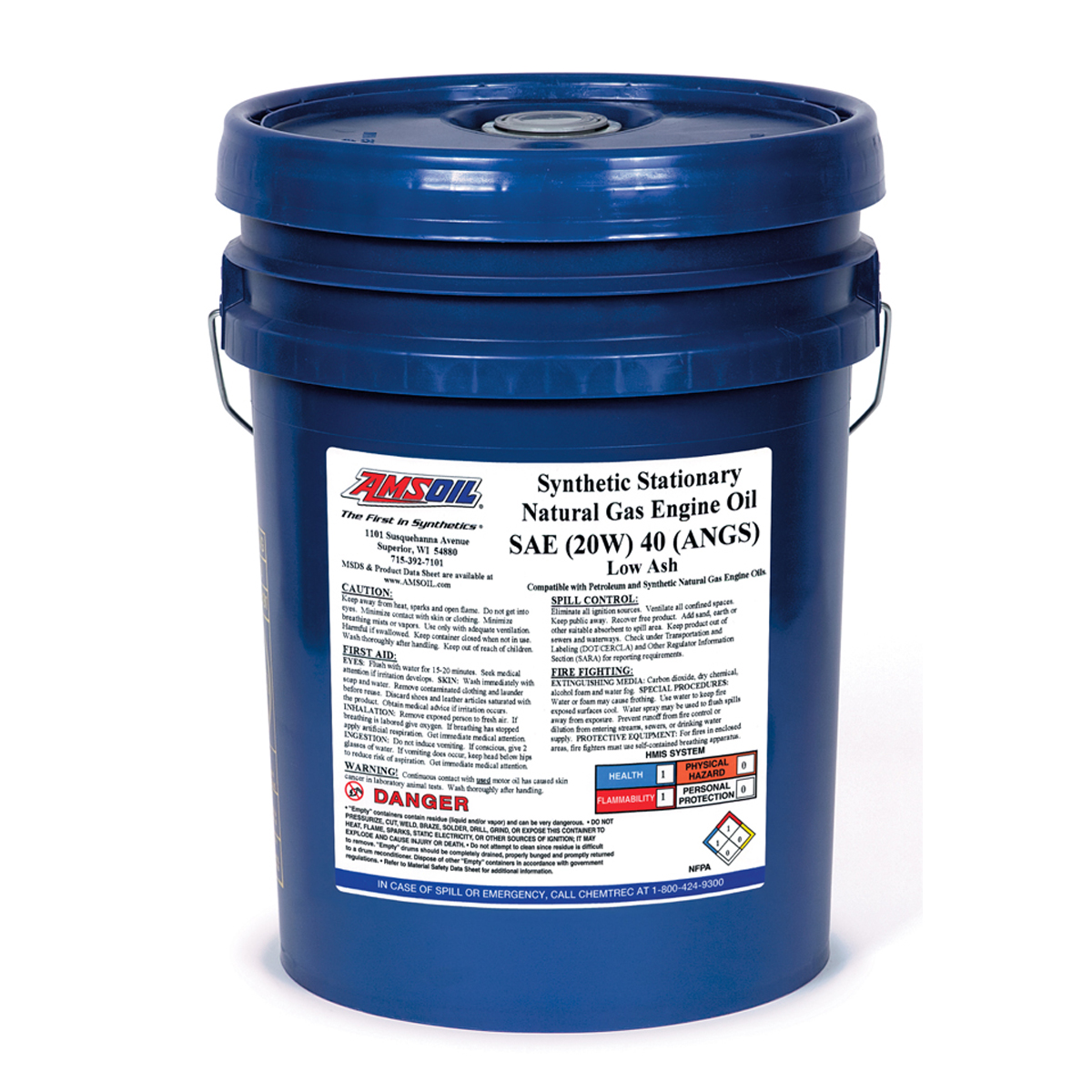 AMSOIL Synthetic Stationary Natural Gas Engine Oil