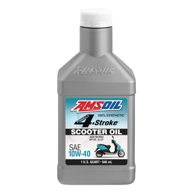 AMSOIL Formula 4-Stroke SAE 10W-40 Synthetic Scooter Oil