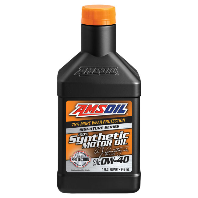 AMSOIL Signature Series Synthetic SAE 0W-40 Motor Oil