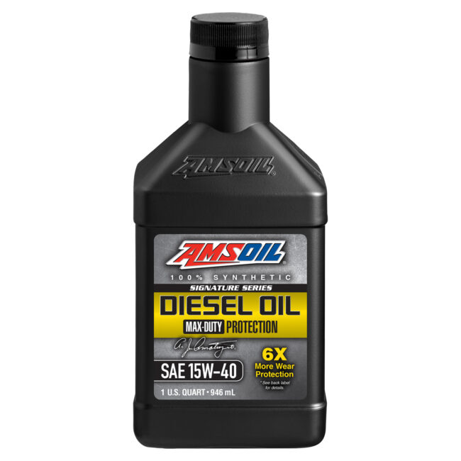 AMSOIL Signature Series Max-Duty Synthetic SAE 15W-40 Diesel Oil API CK-4