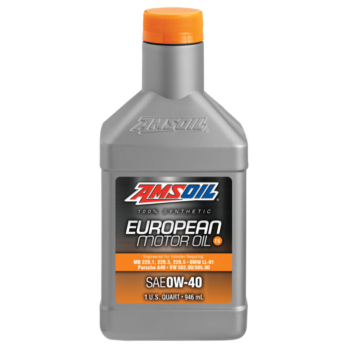 AMSOIL European Car Formula 0W-40 Full-SAPS Synthetic Motor Oil