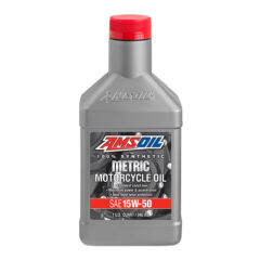 AMSOIL SAE 15W-50 Synthetic Metric Motorcycle Oil