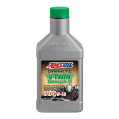 AMSOIL SAE 15W-60 Synthetic V-Twin Motorcycle Oil