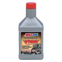 AMSOIL SAE 20W-40 Synthetic V-Twin Motorcycle Oil