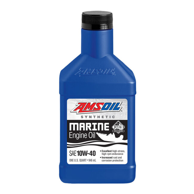 AMSOIL SAE 10W-40 Synthetic Marine Motor Oil