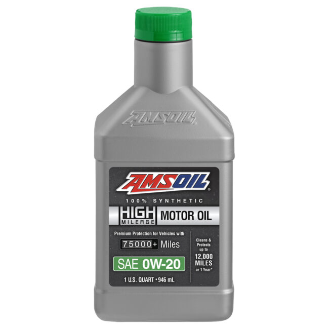 AMSOIL 100% Synthetic High-Mileage 0W-20 Motor Oil