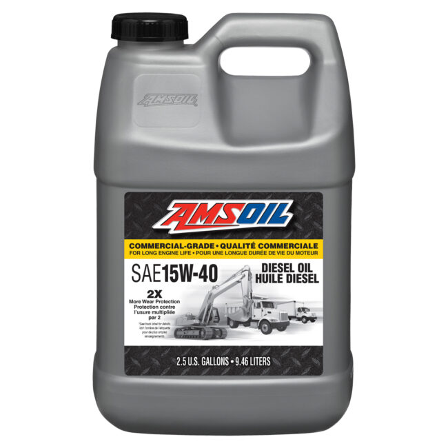 AMSOIL Commercial Grade SAE 15W-40 Diesel Motor Oil