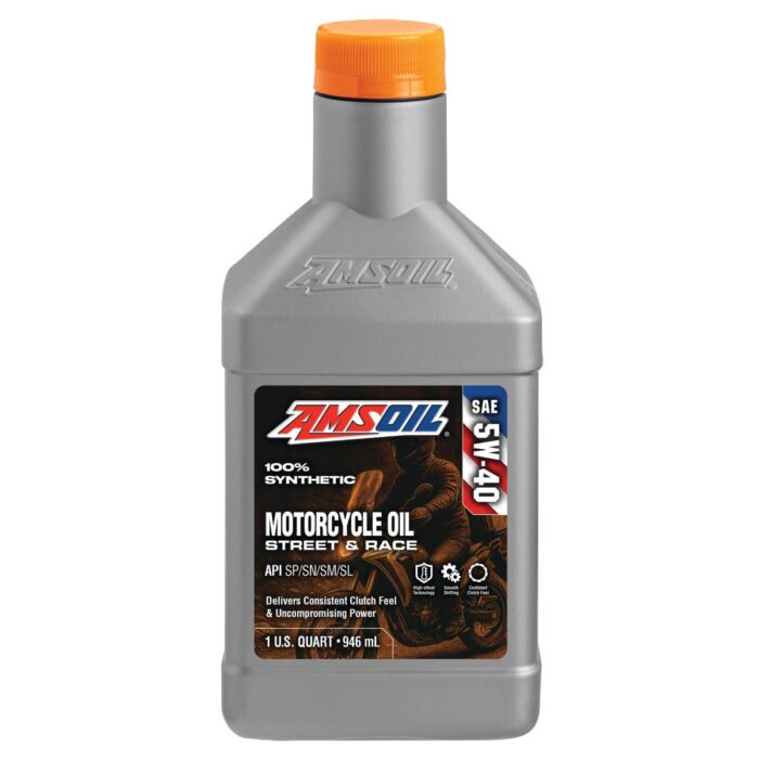 AMSOIL 5W-40 100% Synthetic Motorcycle Oil